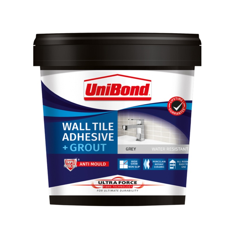 UniBond Ultraforce Wall Tile Adhesive & Grout 1.38kg