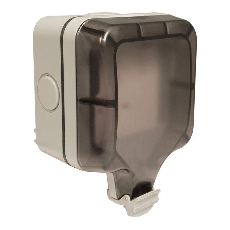 BG Weatherproof IP66 1 Gang 13A DP Switched Socket