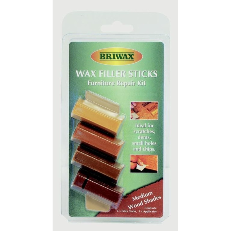 Briwax Wax Filler Sticks|Medium|Light|Grey|Dark