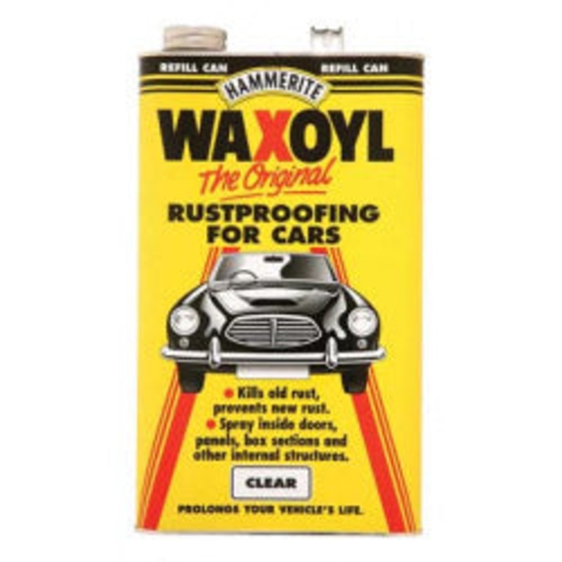 Hammerite Waxoyl|5L Black|5L Clear