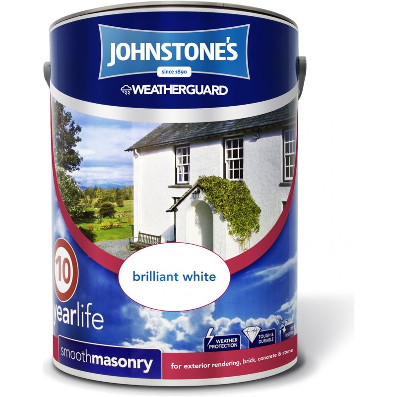 Johnstone’s Weatherguard Smooth Masonry 5L