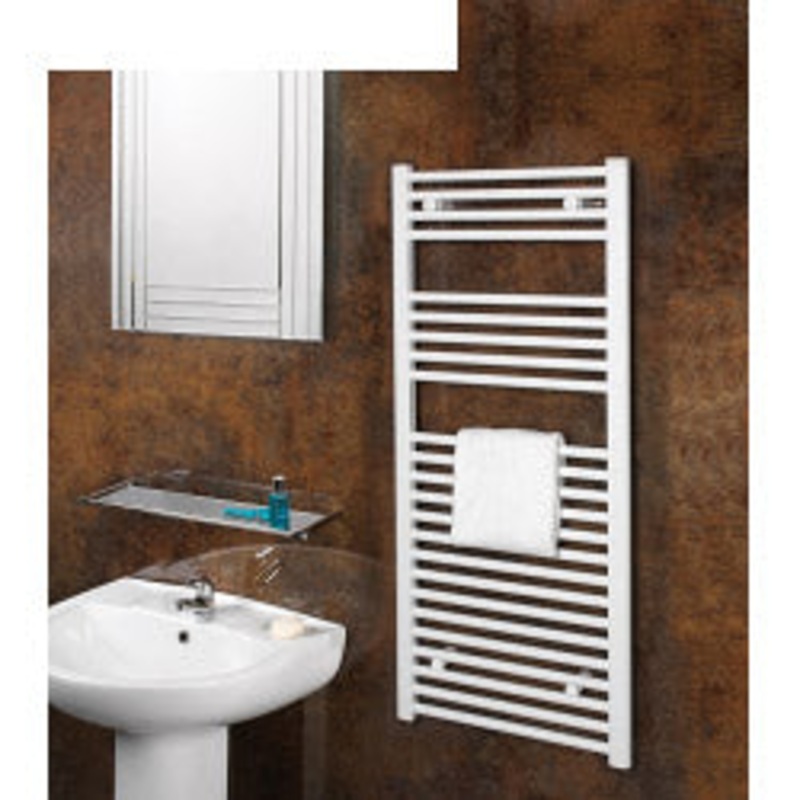 SupaPlumb White Straight Towel Rail  500 x 1200mm