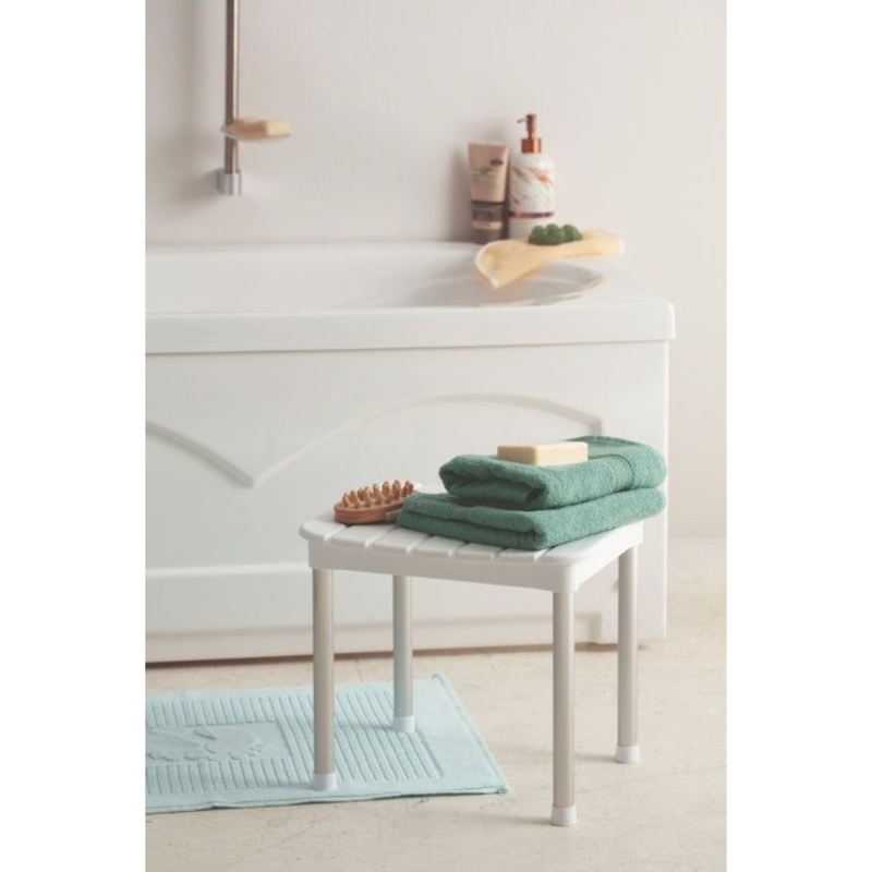 Blue Canyon Eucalyptus Stool|White