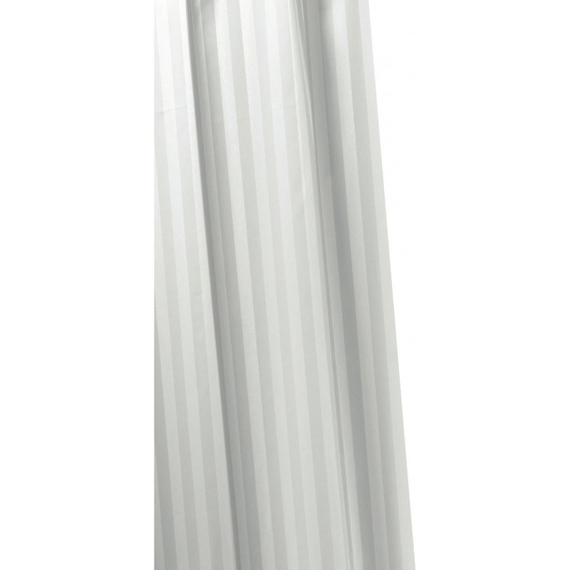 Croydex Woven Stripe Shower Curtain