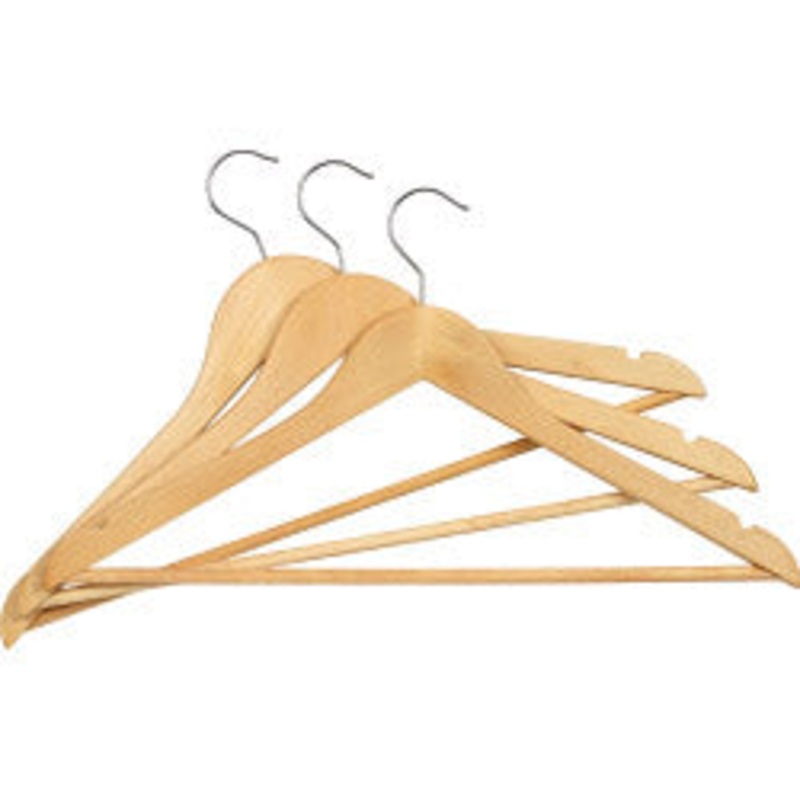 SupaHome Wooden Hangers|Pack 3|Pack 5
