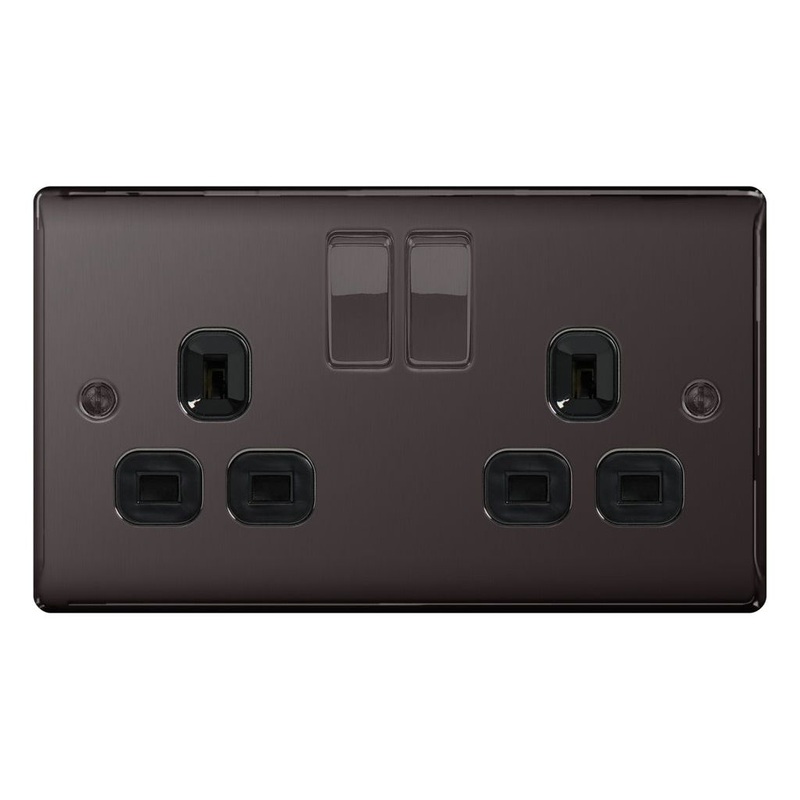 BG 13a 2 Gang Switch Socket