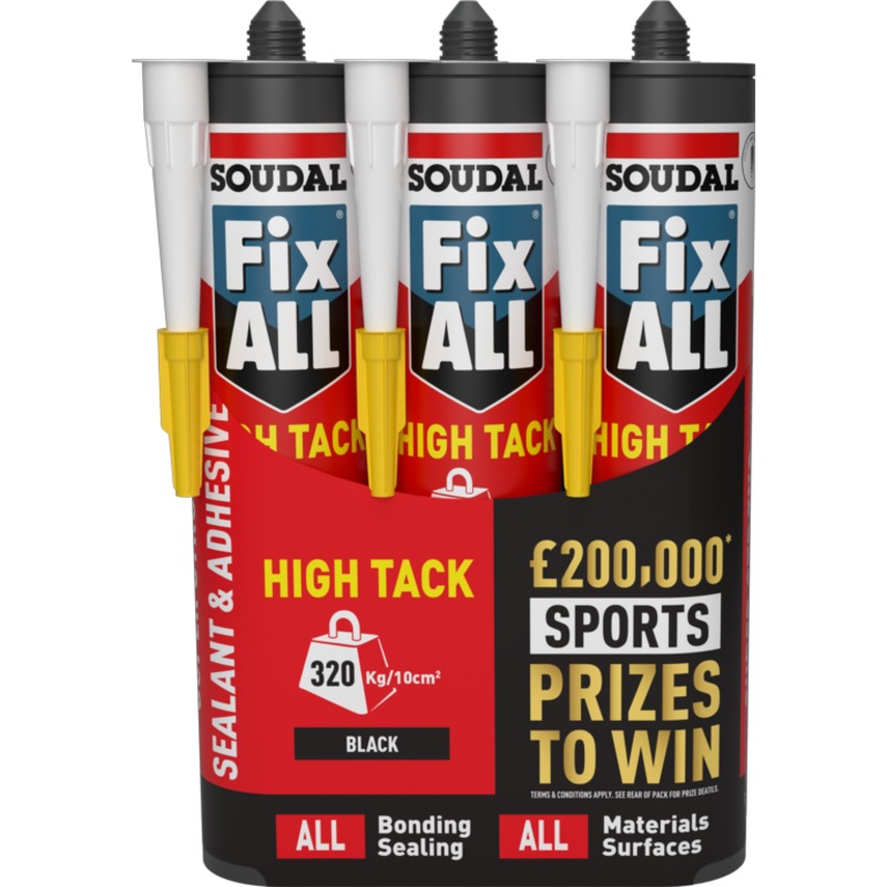 Soudal Fix All High Tack White Triple Pack