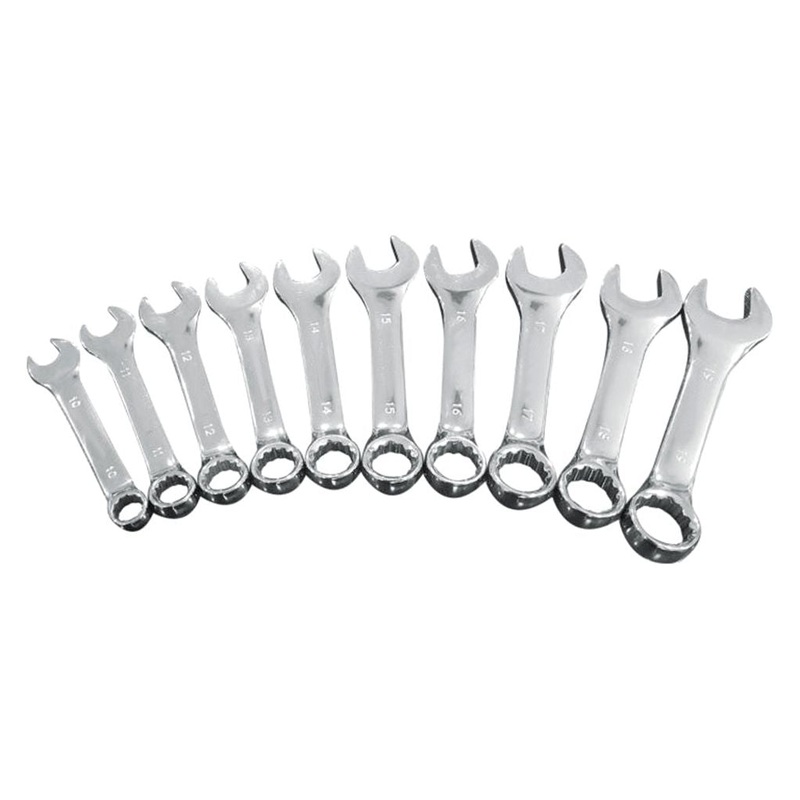 SupaTool Stubby Combination Spanner Set 10 Piece