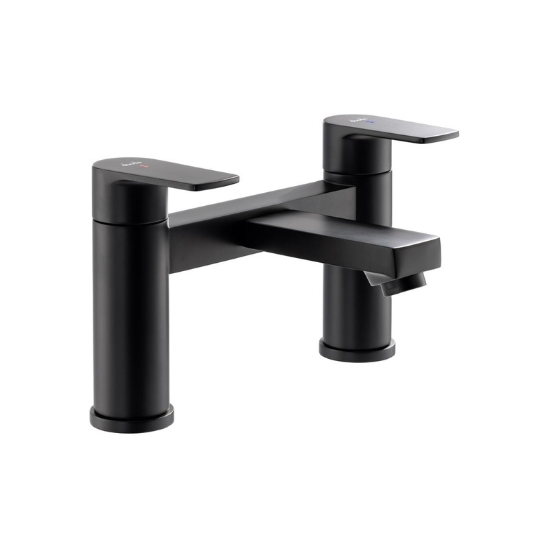 Abode Aquip Deck Mounted Bath Filler – Matt Black