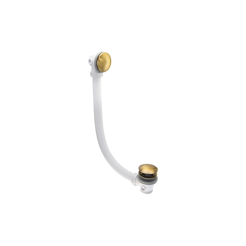 Abode Euphoria Bath Overflow & Clicker Waste – Antique Brass