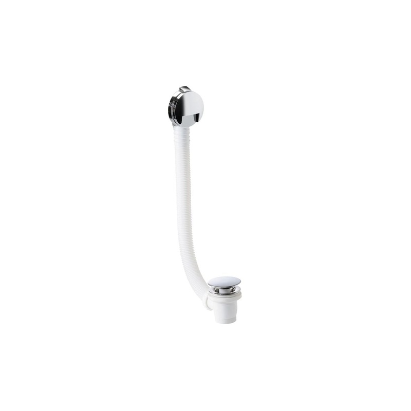 Abode Euphoria Bath Overflow Filler & Clicker Waste – Chrome