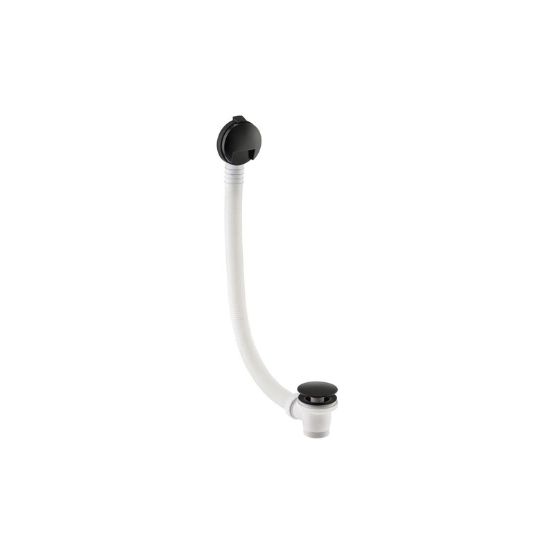 Abode Euphoria Bath Overflow Filler & Clicker Waste – Matt Black
