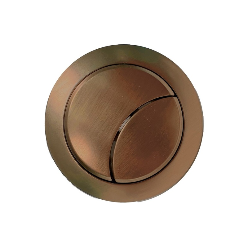 Dual Push Button (Cable) – Brushed Bronze