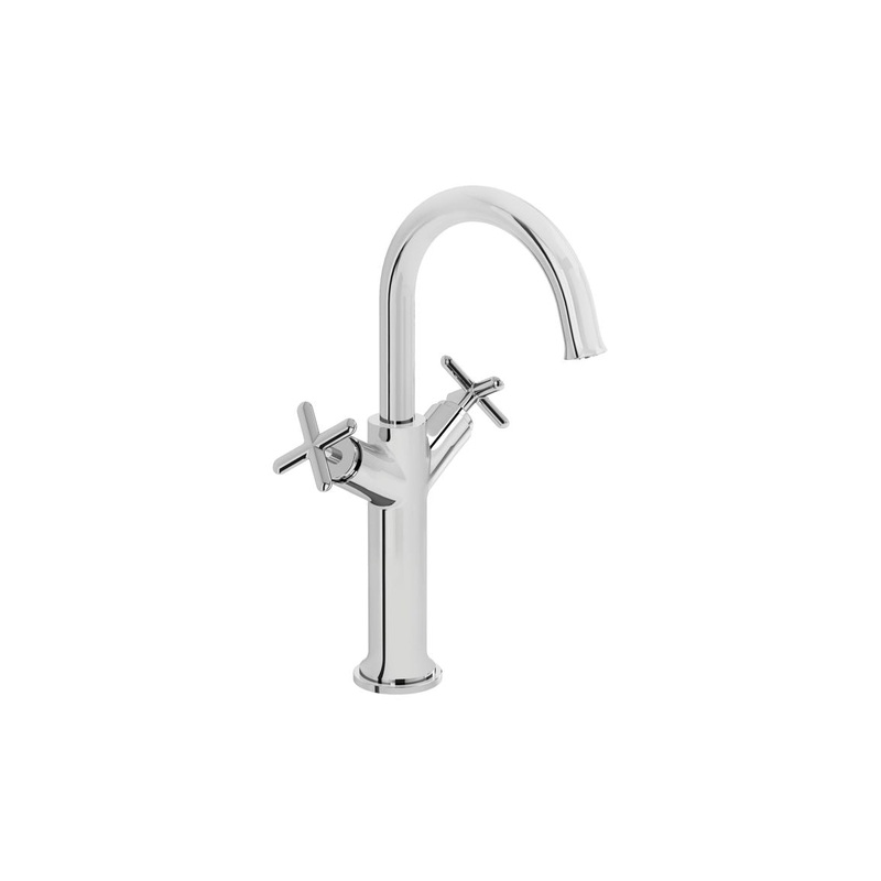 VitrA Origin Classic Tall Basin Mixer (Cross Handles)