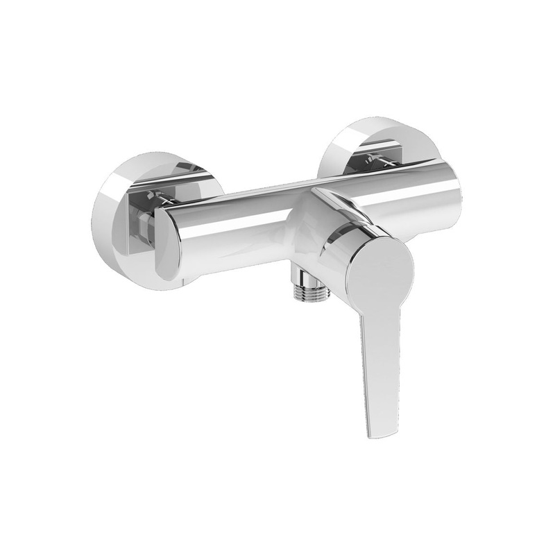 VitrA Solid S Wall Mounted Shower Mixer – Chrome