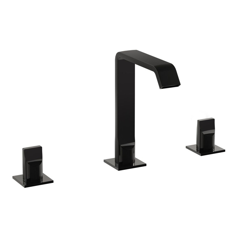VitrA Suit 3-Hole Basin Mixer – Gloss Black