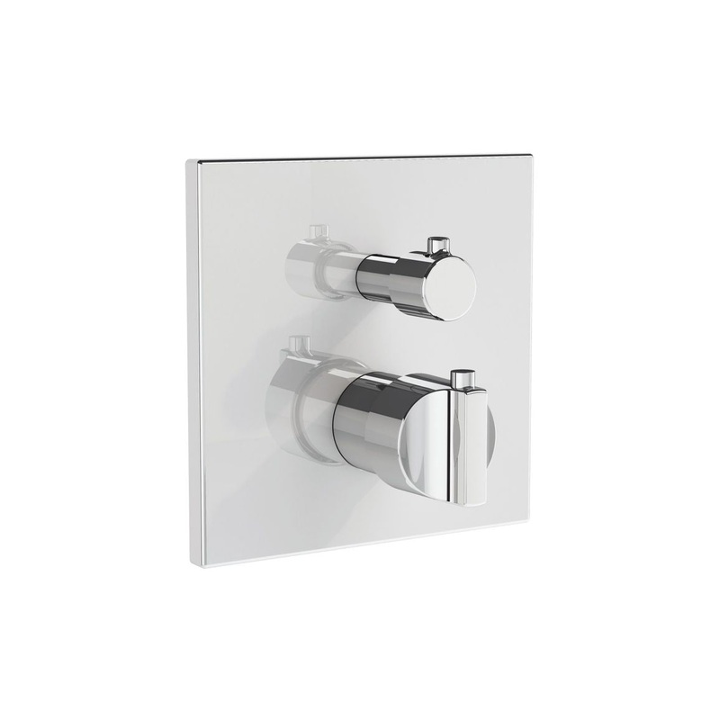 VitrA Suit Integrated Thermostatic Bath/Shower Mixer – Chrome
