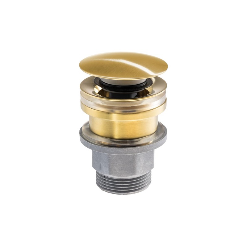 Abode Uno Basin Clicker Waste Universal – Brushed Brass