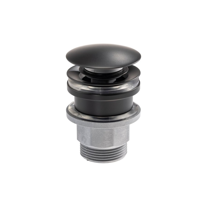 Abode Uno Basin Clicker Waste Universal – Matt Black