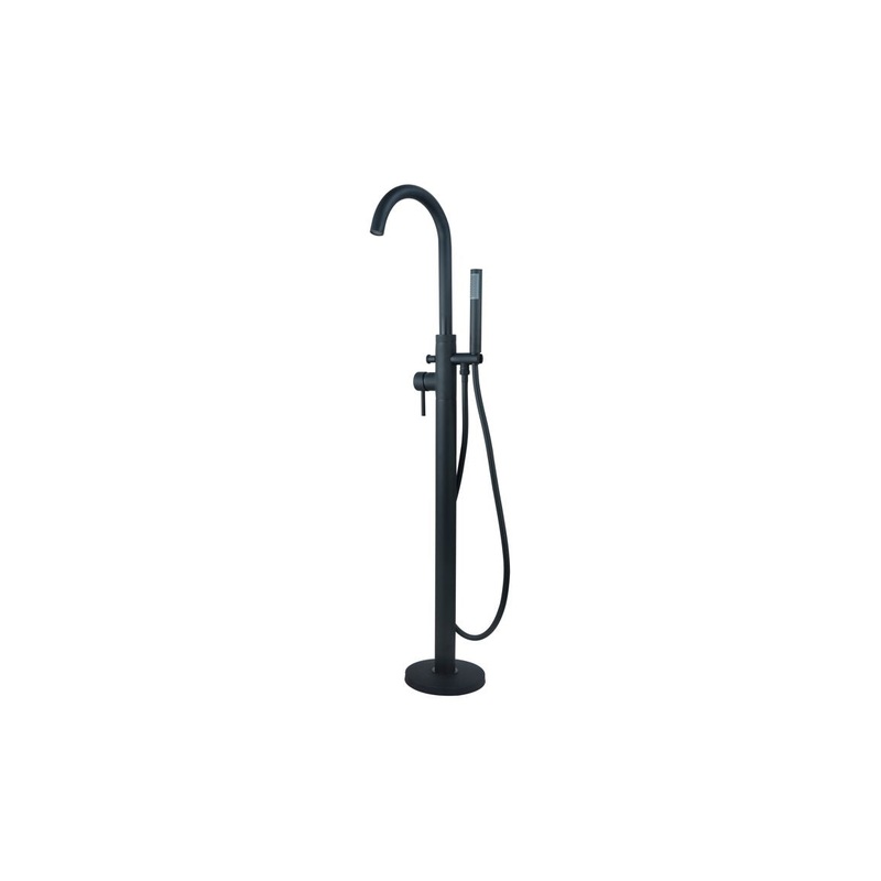 Berkley Floor Standing Bath/Shower Mixer – Matt Black