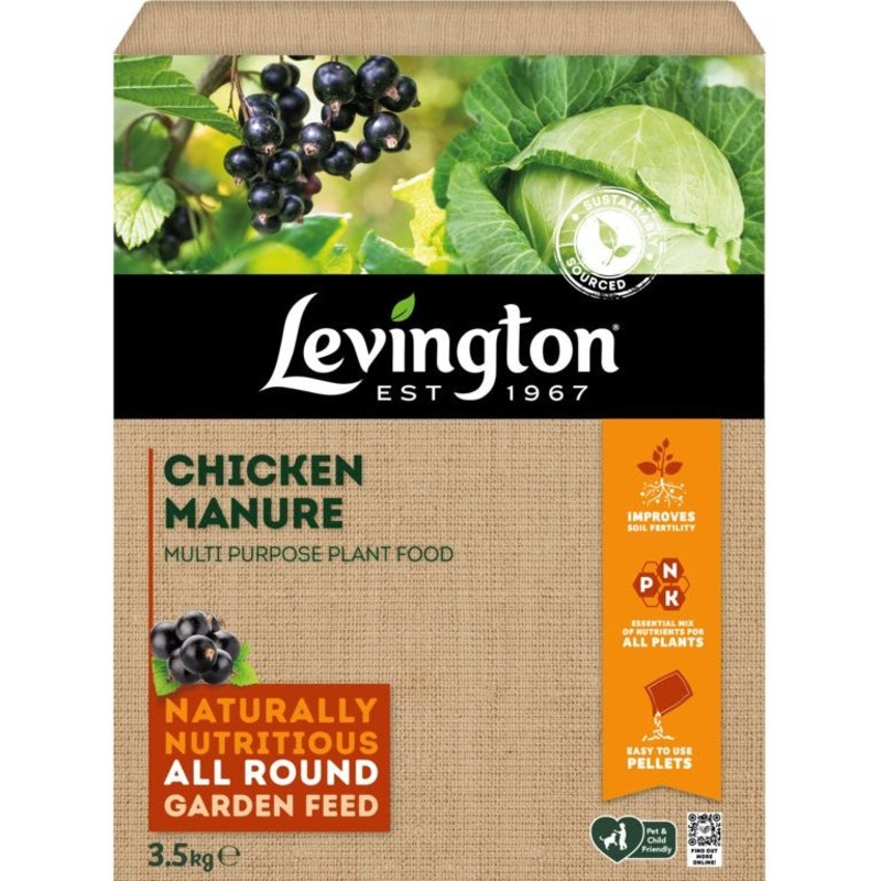 Levington Chicken Manure|3.5kg|9kg