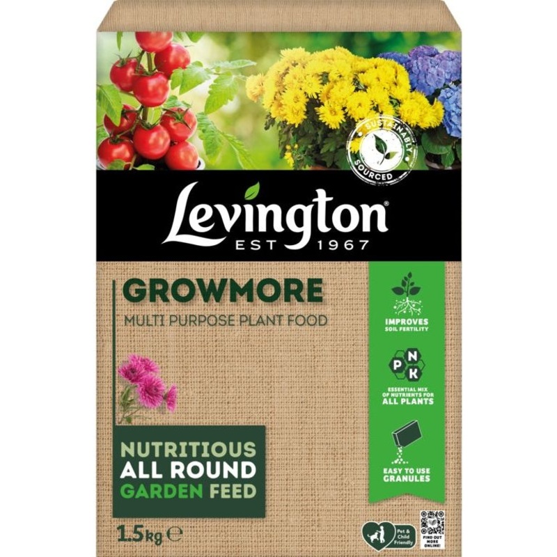 Levington Growmore|1.5kg|3.5kg|9kg