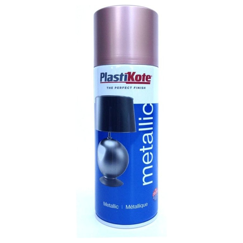 PlastiKote Metallic Paint|400ml Rose Gold|400ml Brass