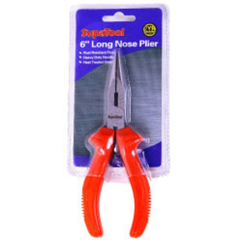 SupaTool Long Nose Plier|6 (150mm)|8 (200mm)