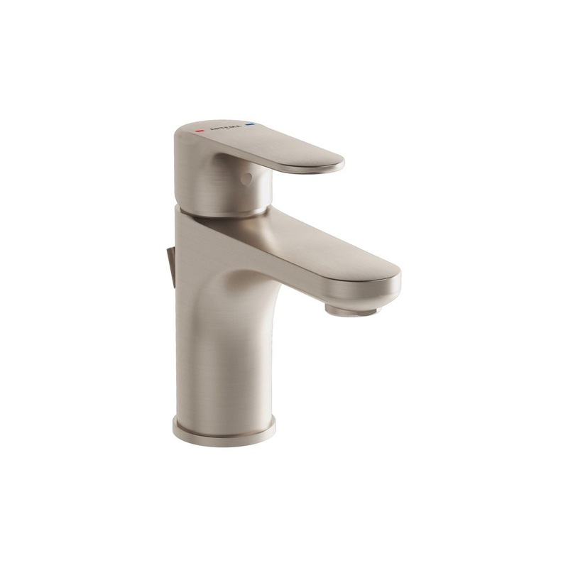 VitrA Root Round Compact Basin Mixer w/Waste Lever