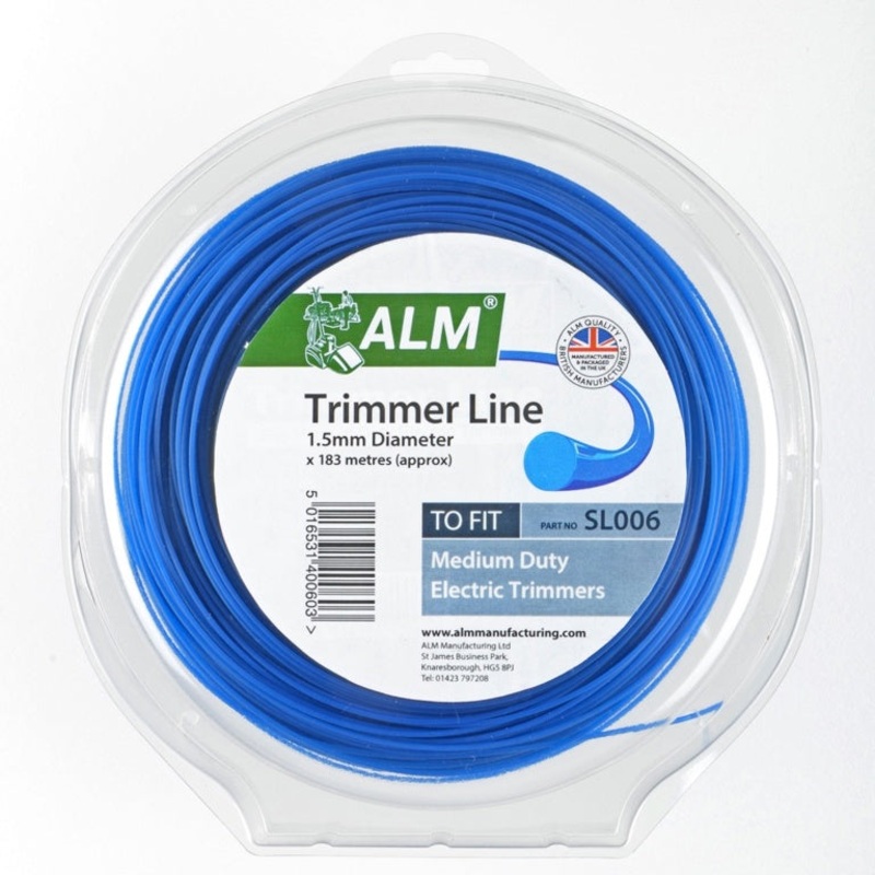 ALM Trimmer Line – Blue|1.5mm x 183m approx|1.5mm x 30m