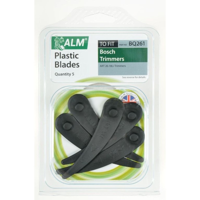 ALM Trimmer Plastic Blades|Black|Orange|Dark Green