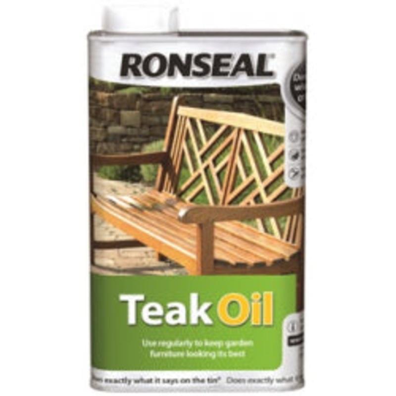 Ronseal Teak Oil|1L|500ml|1L|500ml