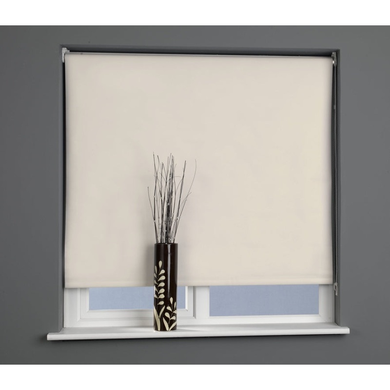 Universal Plain Blackout Roller Blind  Almond