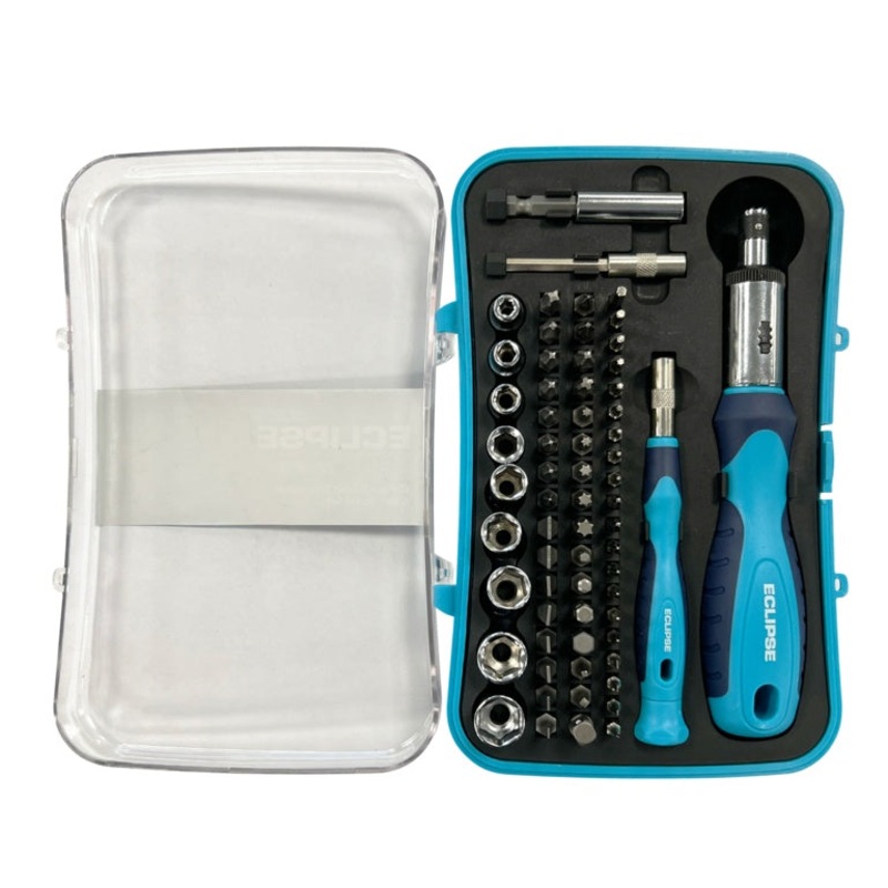 Eclipse 65-Piece Ratchet Screwdriver Socket Set