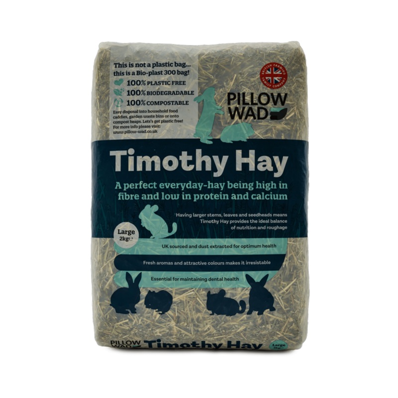 Pillow Wad Large Bio Timothy Hay