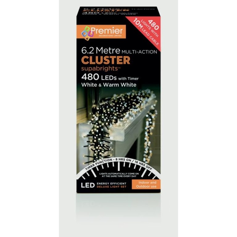 Premier Multi-Action Clusters With Timer White / Warm White