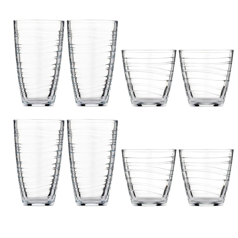 Ravenhead Essentials Swirl Tumbler Set – 8 Piece