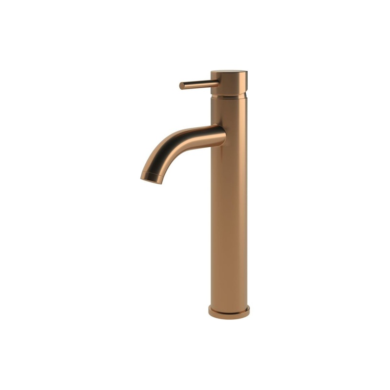 Berkley Tall Basin Mixer – Brushed Bronze