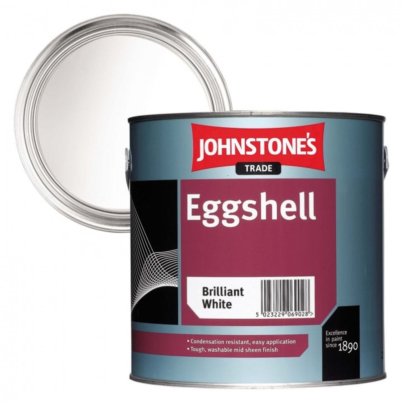 Johnstone’s Eggshell 2.5L Brilliant White