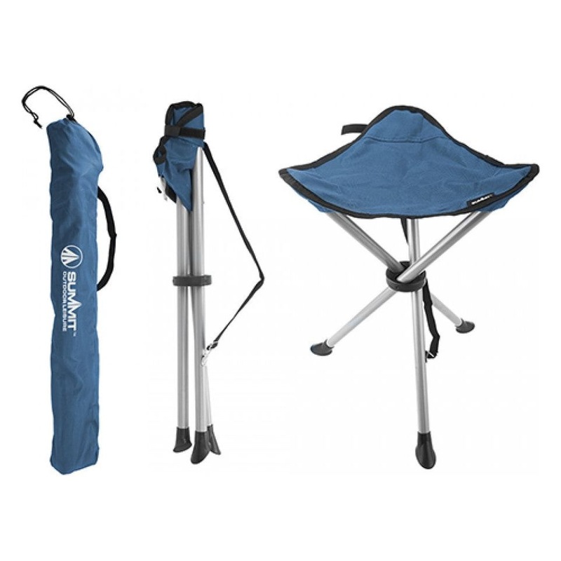 Summit Tripod Stool|Indigo Blue|Grey
