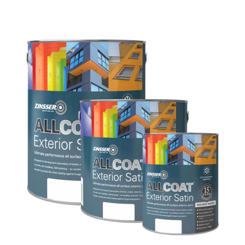 Zinsser Allcoat Exterior Sb Satin Wht