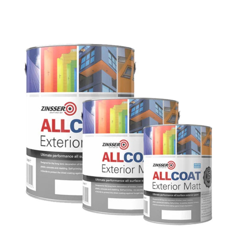 Zinsser Allcoat Exterior Wb Matt Wht