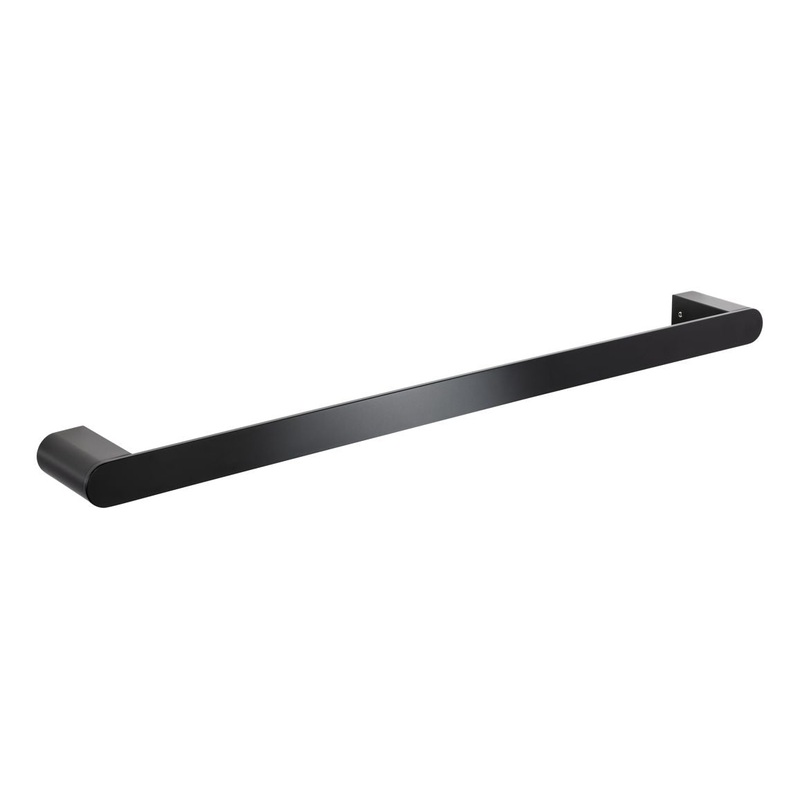 Abode Uno Single Towel Rail – Matt Black