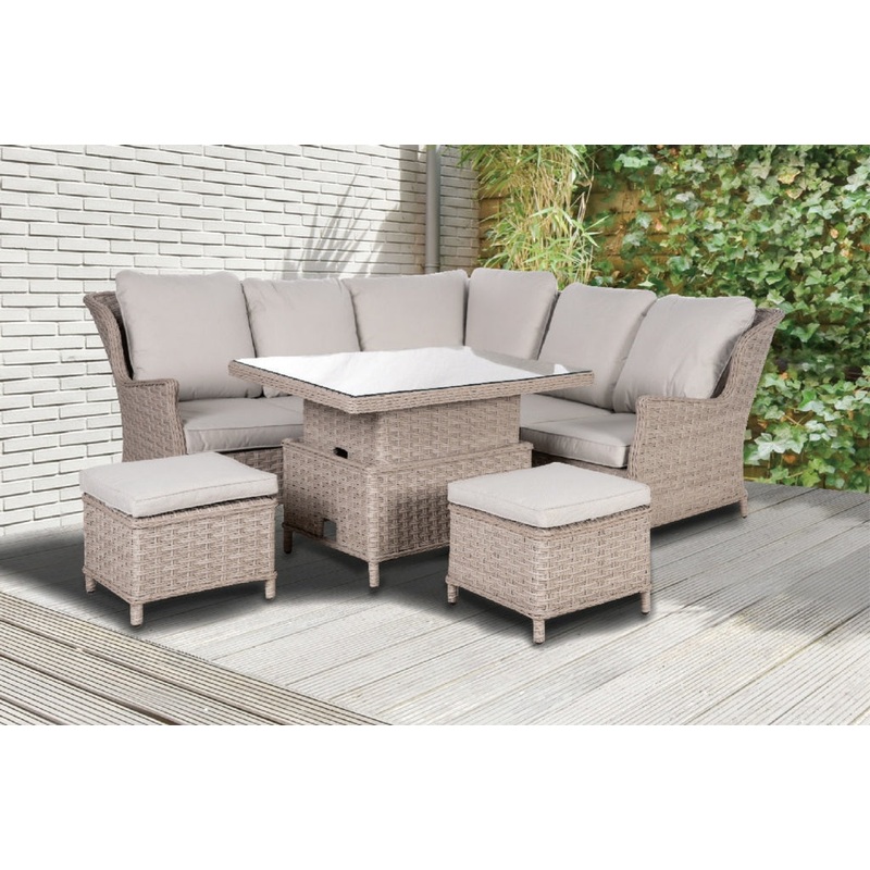 Pagoda Chambery Deluxe Compact Corner Set Beige