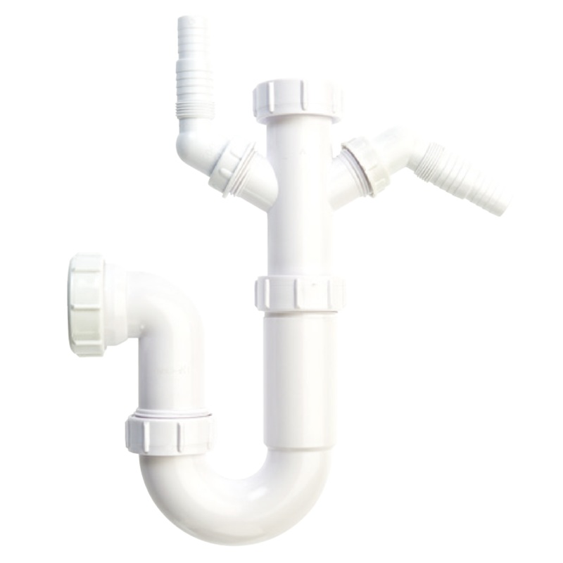 Securplumb Washing Machine Waste Trap 2 Spigot 40 x 75