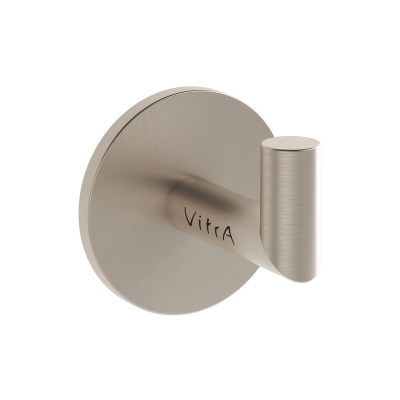 VitrA Origin Bathrobe Hook – Brushed Nickel