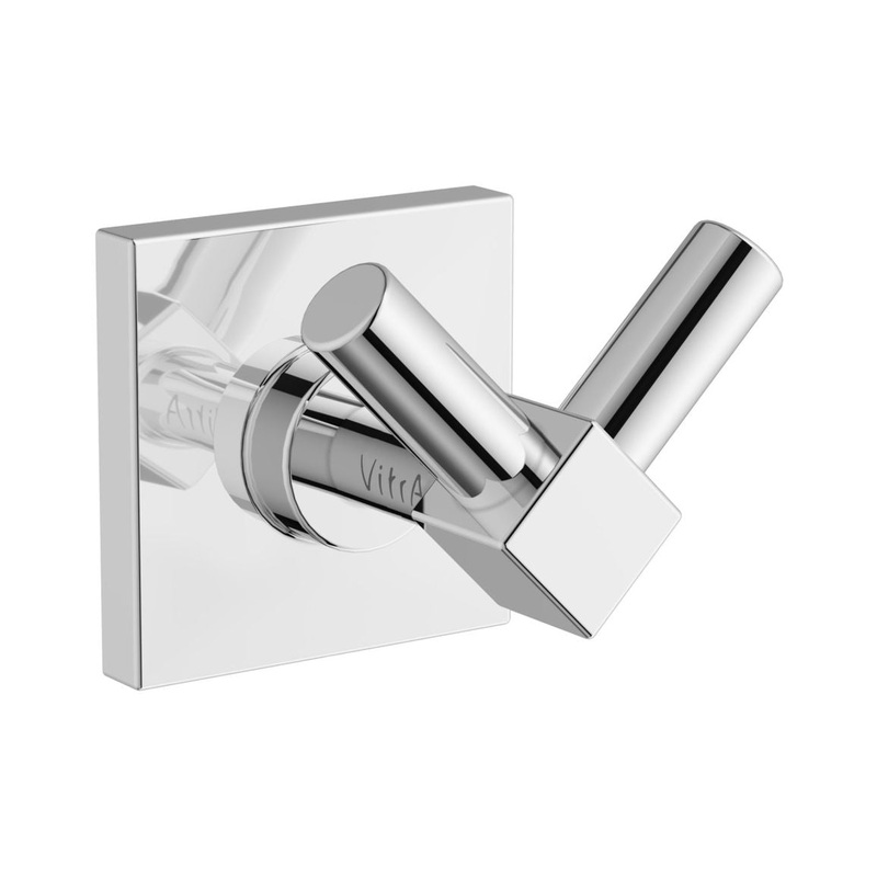 VitrA Root Bathrobe Holder|Chrome|Matt Black