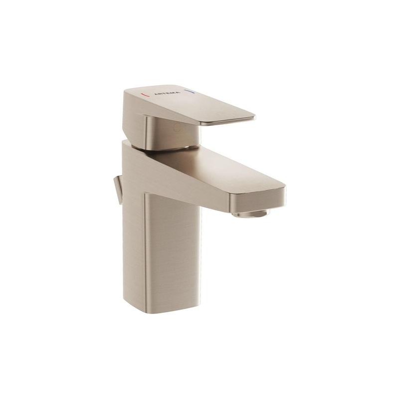 VitrA Root Square Compact Basin Mixer w/Waste Lever