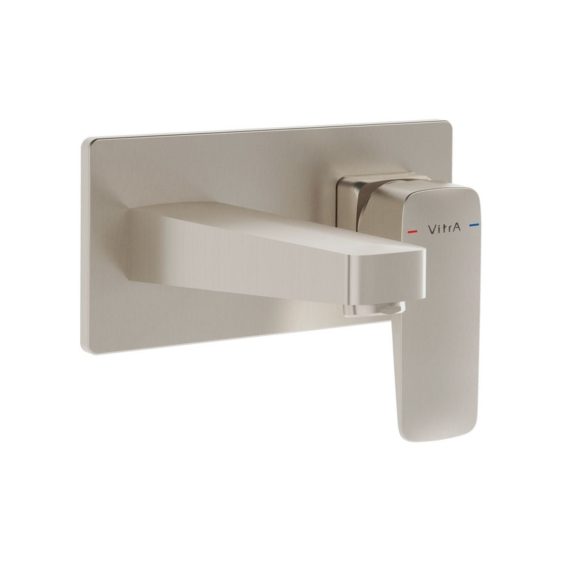 VitrA Root Square Wall Mounted Basin Mixer
