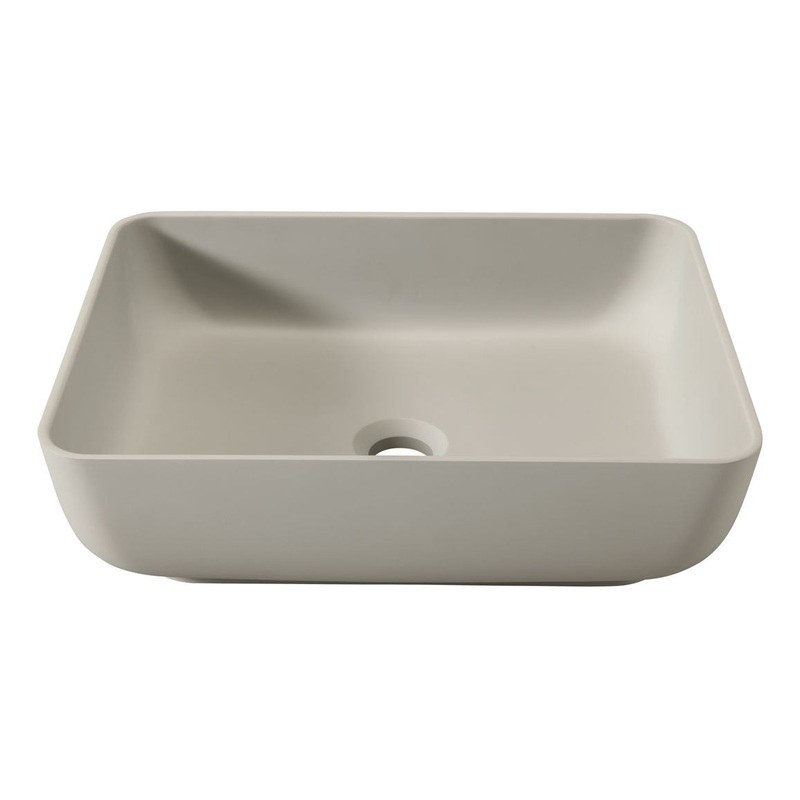 Abode Cava 450x350mm Tablet Basin – Pebble Grey